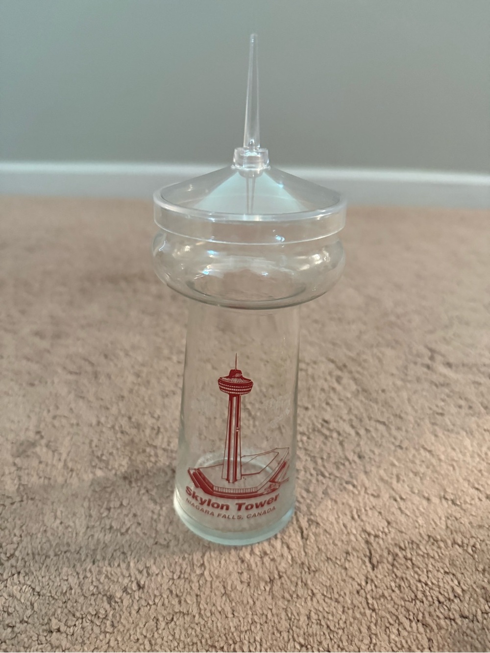 Vintage Skylon Tower Souvenir Drinking Glass | Niagara Falls, Canada